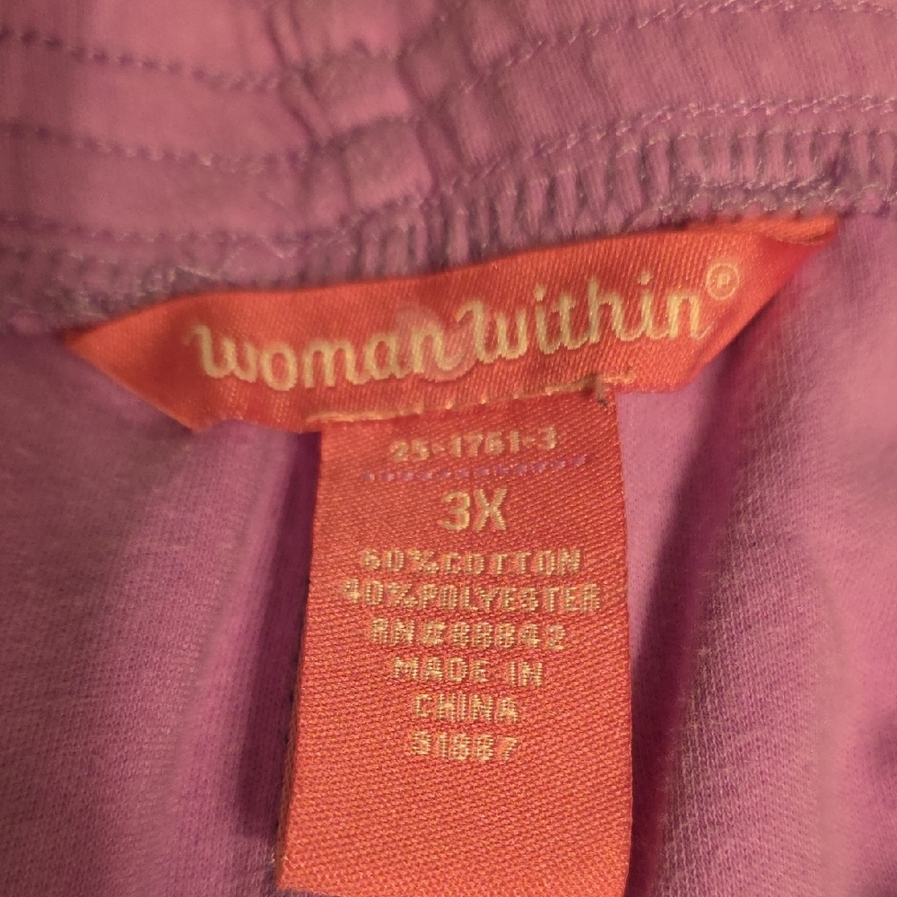 Woman Within Soft Pink Athletic Shorts - Picture 2 of 6